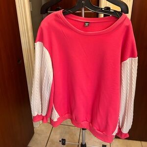Women xxl pink sweatshirt